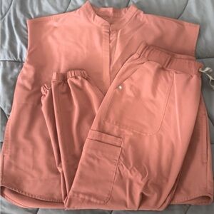 Figs XL scrubs set -mauve